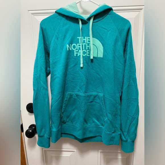 The North Face Tops - The North Face Teal Hoodie